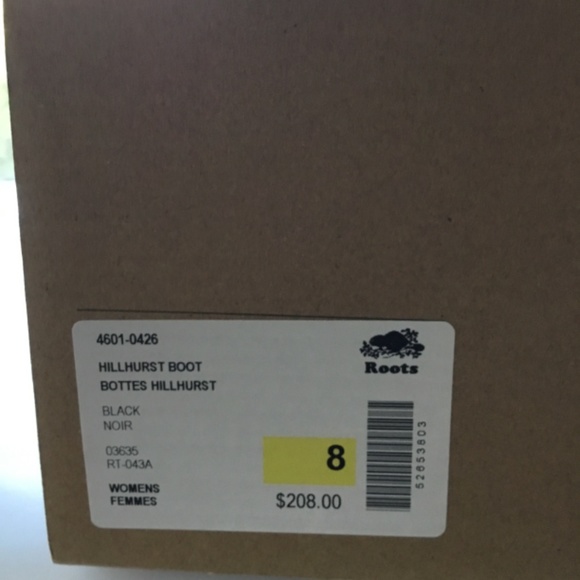 New in Box ! Roots Hillhurst Boots Size 8 - Picture 3 of 4